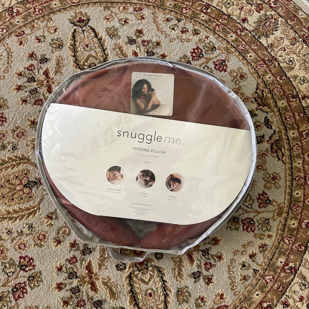 Snuggle Me Organic Nursing Pillow in Gingerbread